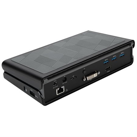 Station d'accueil vidéo universelle USB 3.0 avec adaptateur CA
