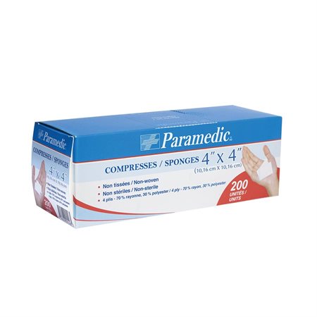 Compresses non-stériles