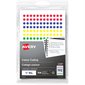 Étiquettes de codage couleur autoadhésifs