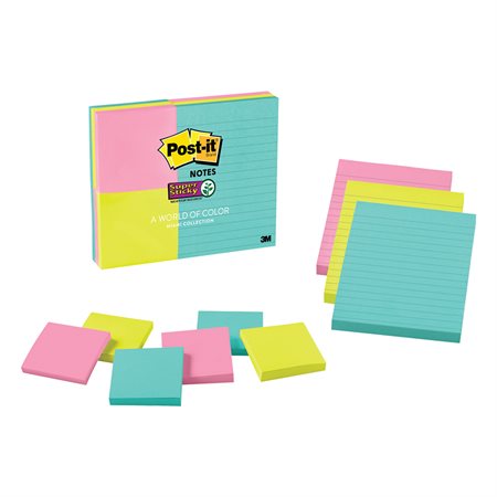 Post-it® Super Sticky Assorted Pack