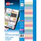 Tabbed Business Card Pages for Binders