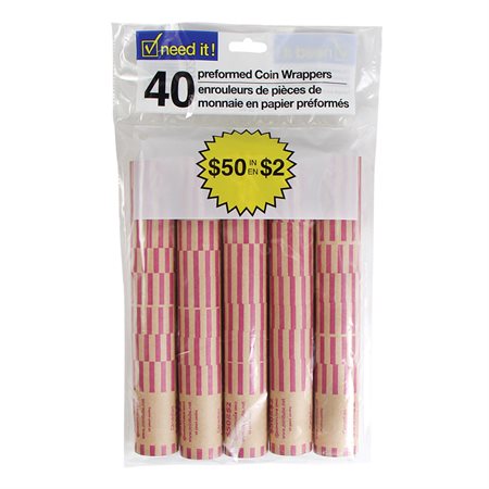 Tubes pour monnaie