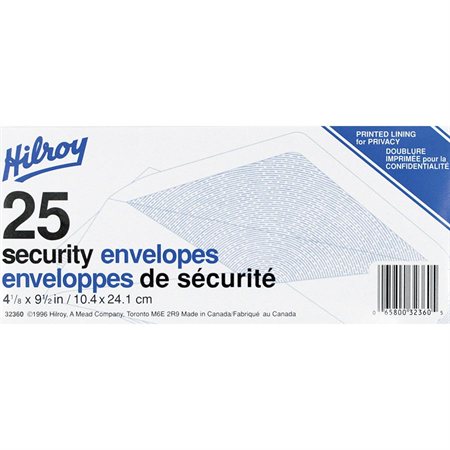 Enveloppe blanche confidentielle