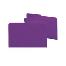 Chemises à dossier réversibles de couleur