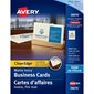 Cartes professionnelles à coupe nette