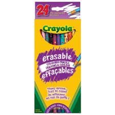 Crayons à colorier en bois effaçables IQ