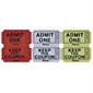 Admission tickets