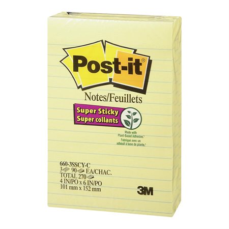 Feuillets super collants Post-it®
