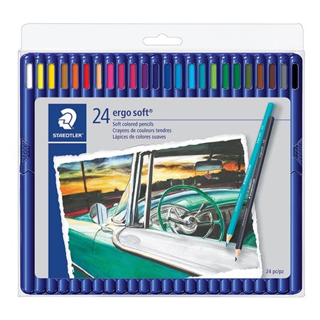 Crayons de couleur triangulaires en bois ergo soft® 157