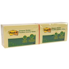 Feuillets autoadhésifs Post-it® recyclés