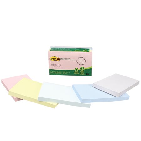 Feuillets Post-it® Greener Notes - collection Helsinki