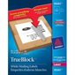 Étiquettes d'expédition blanches laser TrueBlock™