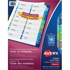 Ready Index® Double Column Dividers