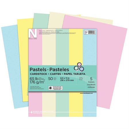 Cartes "Exact Pastels"