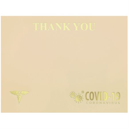 Certificat remerciement Covid-19