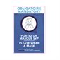 Affiche masque obligatoire